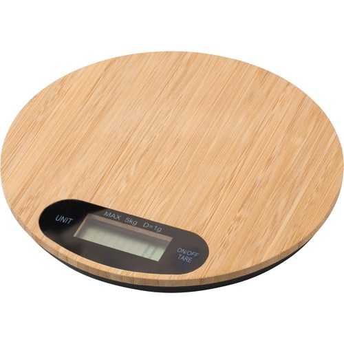 Bamboo kitchen scale