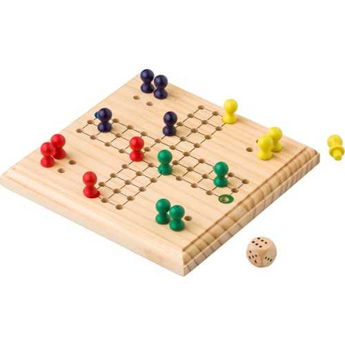 Wooden ludo game