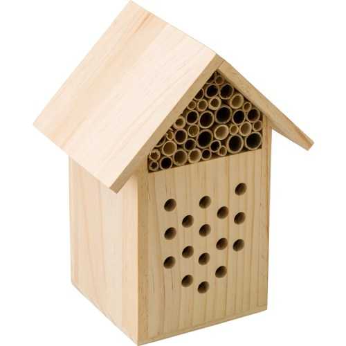 Wooden bee house