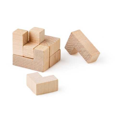 Wooden cube puzzle