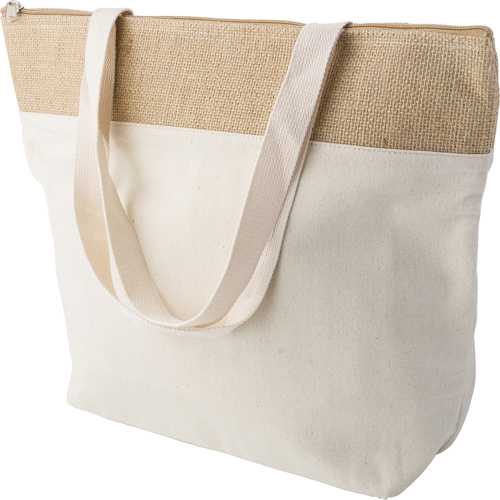 Jute shopper cool bag