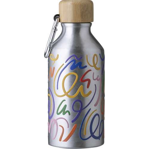 Aluminium single walled bottle (400ml)