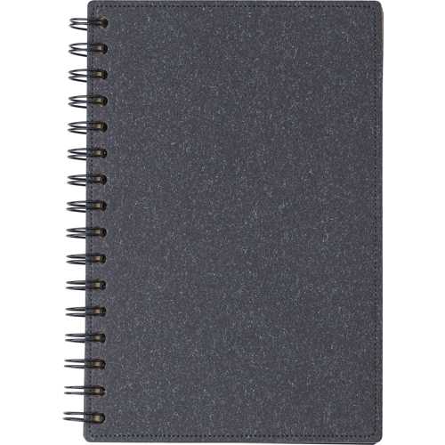 Recycled hard cover notebook