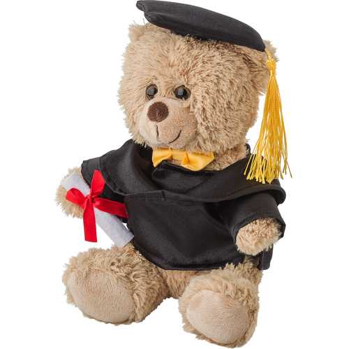 Plush graduation bear