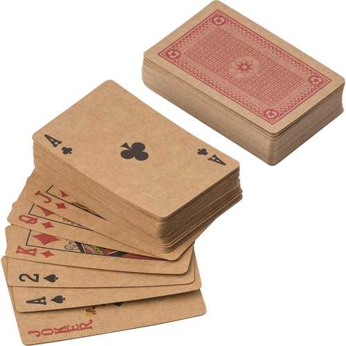 Recycled deck of cards