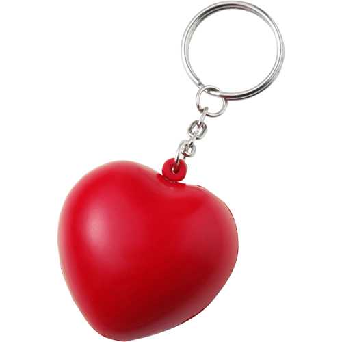 Anti stress heart key holder