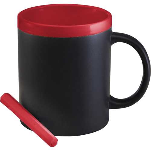 Stoneware mug with chalks (300ml)