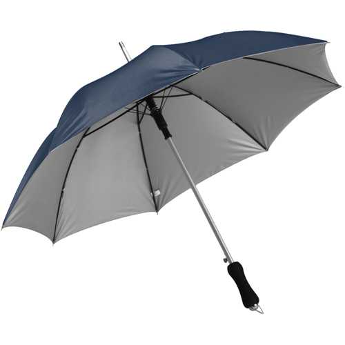 Umbrella with silver underside