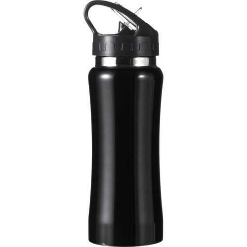 Stainless steel single walled drinking bottle (600ml)