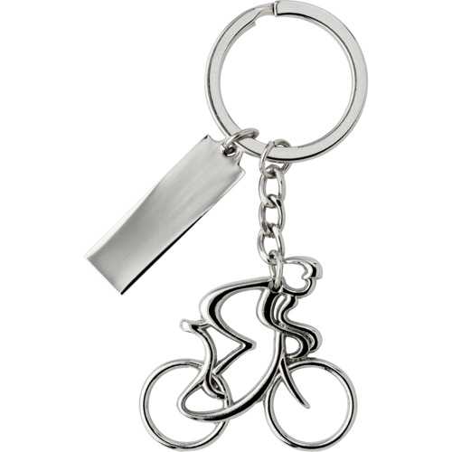 Nickel plated keychain