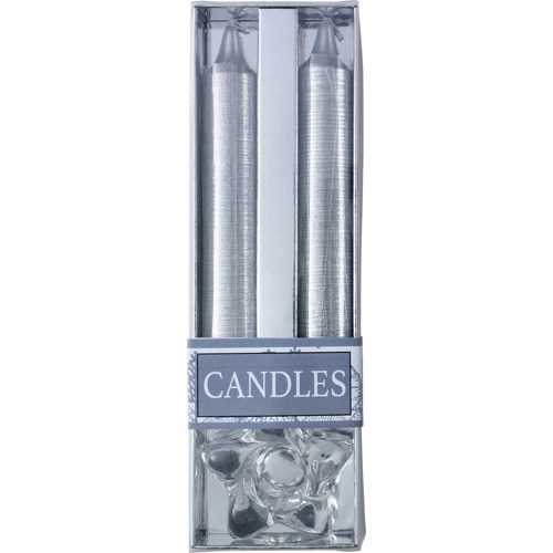 Glass candle holder