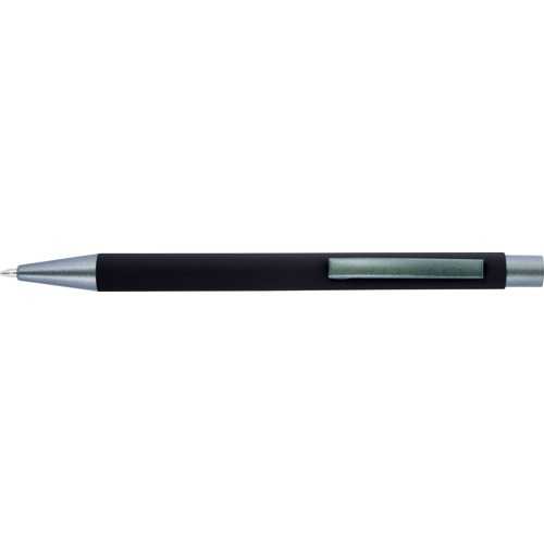 Ballpen with rubber finish