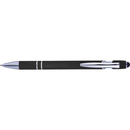 Ballpen with rubber finish