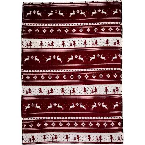 Flannel fleece snowmen blanket