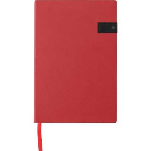 Notebook with USB drive (approx. A5)