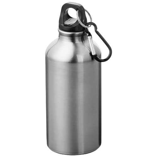 Oregon 400 ml aluminium water bottle with carabiner