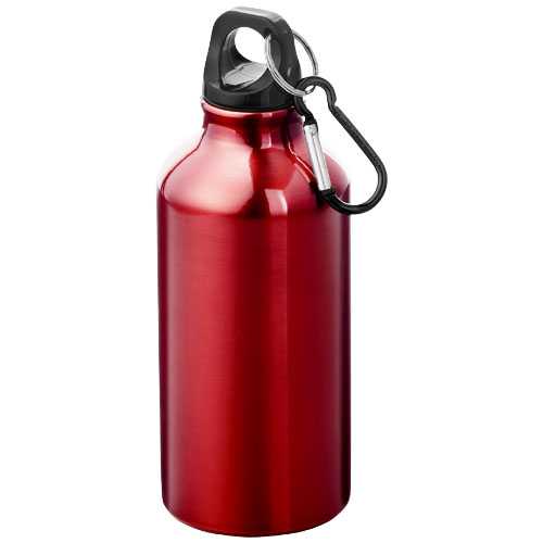 Oregon 400 ml aluminium water bottle with carabiner