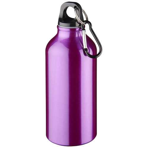 Oregon 400 ml aluminium water bottle with carabiner