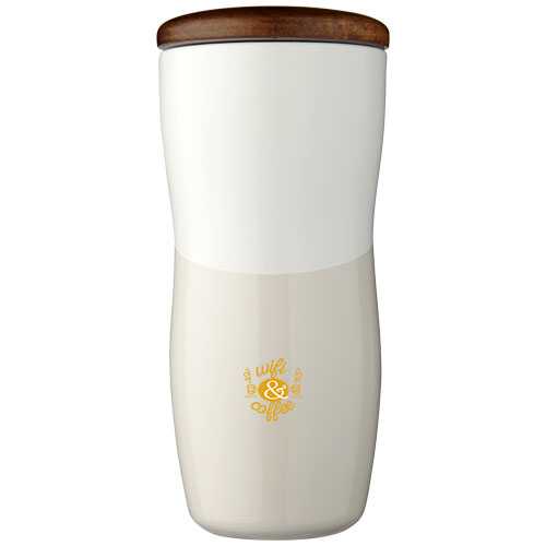 Reno 370 ml double-walled ceramic tumbler