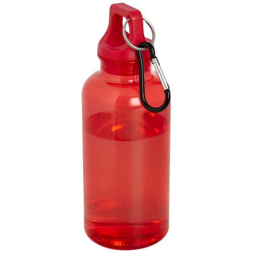 Oregon 400 ml RCS certified recycled plastic water bottle with carabiner