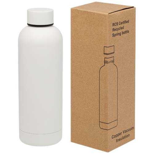 Spring 500 ml RCS certified recycled stainless steel copper vacuum insulated bottle