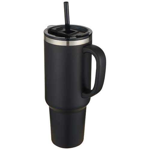 Sydney 1200 ml double wall RCS certified copper vacuum insulated tumbler with straw