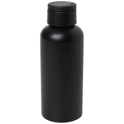 Trinity 600 ml RCS certified recycled aluminium water bottle with RPET lid