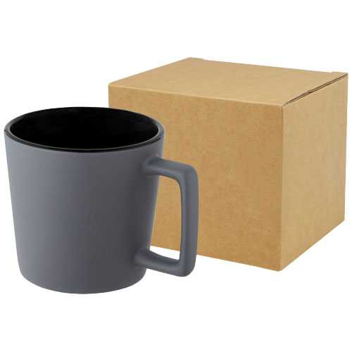 Cali 370 ml ceramic mug with matt finish