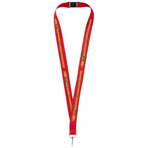 Lago lanyard with break-away closure