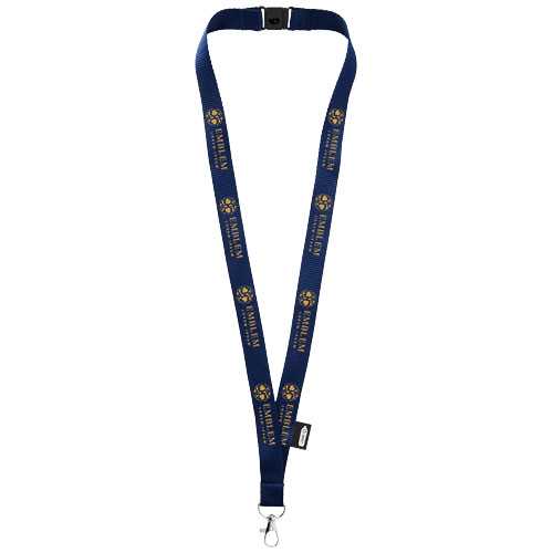 Tom recycled PET lanyard with breakaway closure