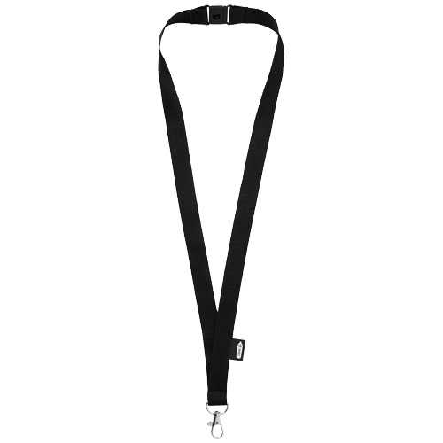 Tom recycled PET lanyard with breakaway closure