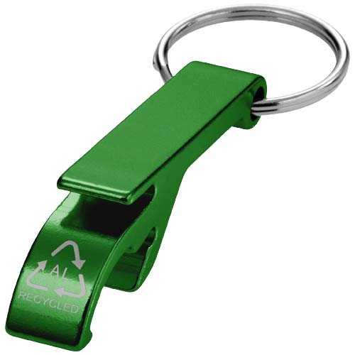 Tao RCS recycled aluminium bottle and can opener with keychain 