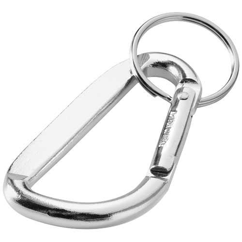 Timor RCS recycled aluminium carabiner keychain