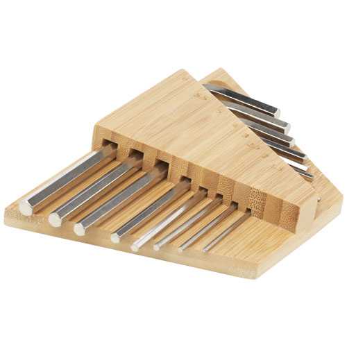 Allen bamboo hex key tool set