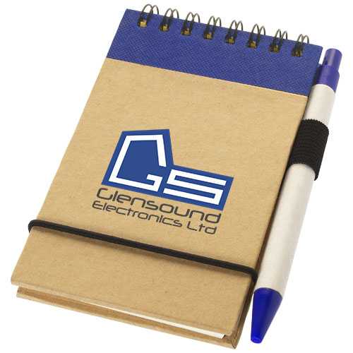 Zuse A7 recycled jotter notepad with pen