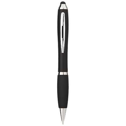 Nash coloured stylus ballpoint pen with black grip (black ink)