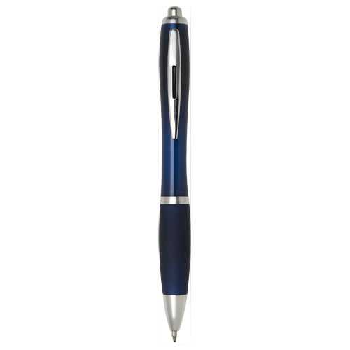 Nash ballpoint pen with coloured barrel and grip