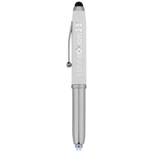 Xenon stylus ballpoint pen with LED light