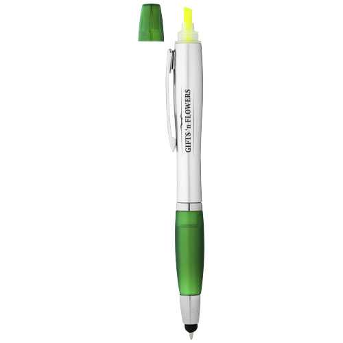 Nash stylus ballpoint pen and highlighter