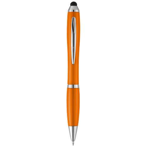 Nash stylus ballpoint pen with coloured grip