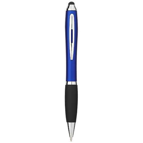 Nash coloured stylus ballpoint pen with black grip