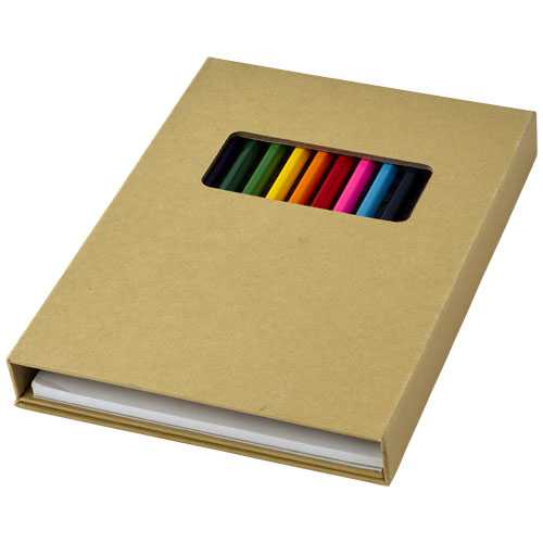 Pablo colouring set with drawing paper