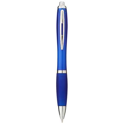 Nash ballpoint pen coloured barrel and grip (blue ink)