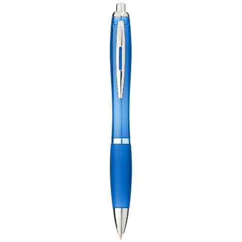 Nash ballpoint pen coloured barrel and grip (blue ink)