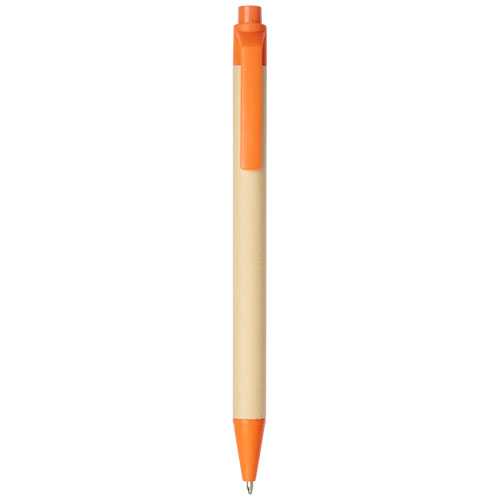 Berk recycled carton and corn plastic ballpoint pen