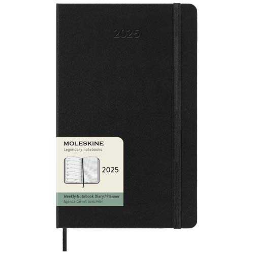 Moleskine hard cover 12 month weekly L planner