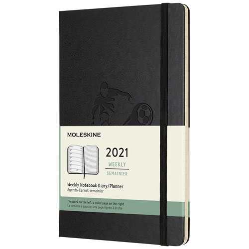 Moleskine hard cover 12 month weekly L planner