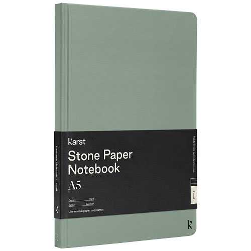 Karst® A5 stone paper hardcover notebook - lined