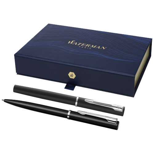 Waterman Allure rollerball and ballpoint pen set  (black ink)