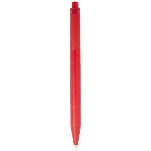 Chartik monochromatic recycled paper ballpoint pen with matte finish (black ink)